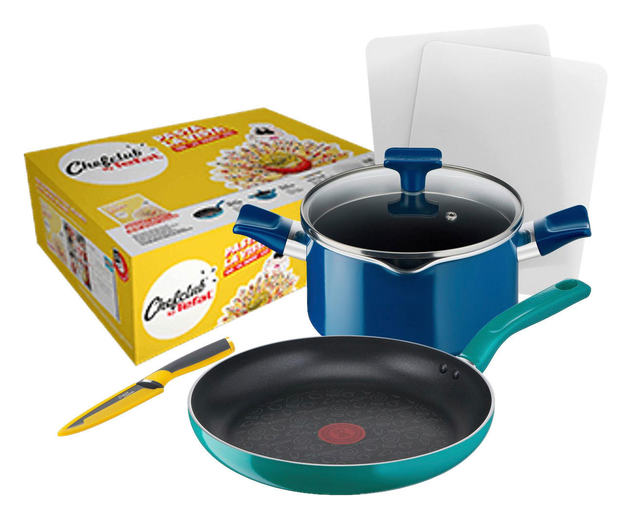 Tefal Kochgeschirrset Pasta La Vista Pasta La Vista - mehrfarbig (52,50/36,50/19,00cm) - Tefal