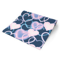 UGEPA Papiertapete Herzen blau rosa B/L: ca. 53x1005 cm Papiertapete_B433-11 - blau/rosa (53,00/1005,00cm) - UGEPA