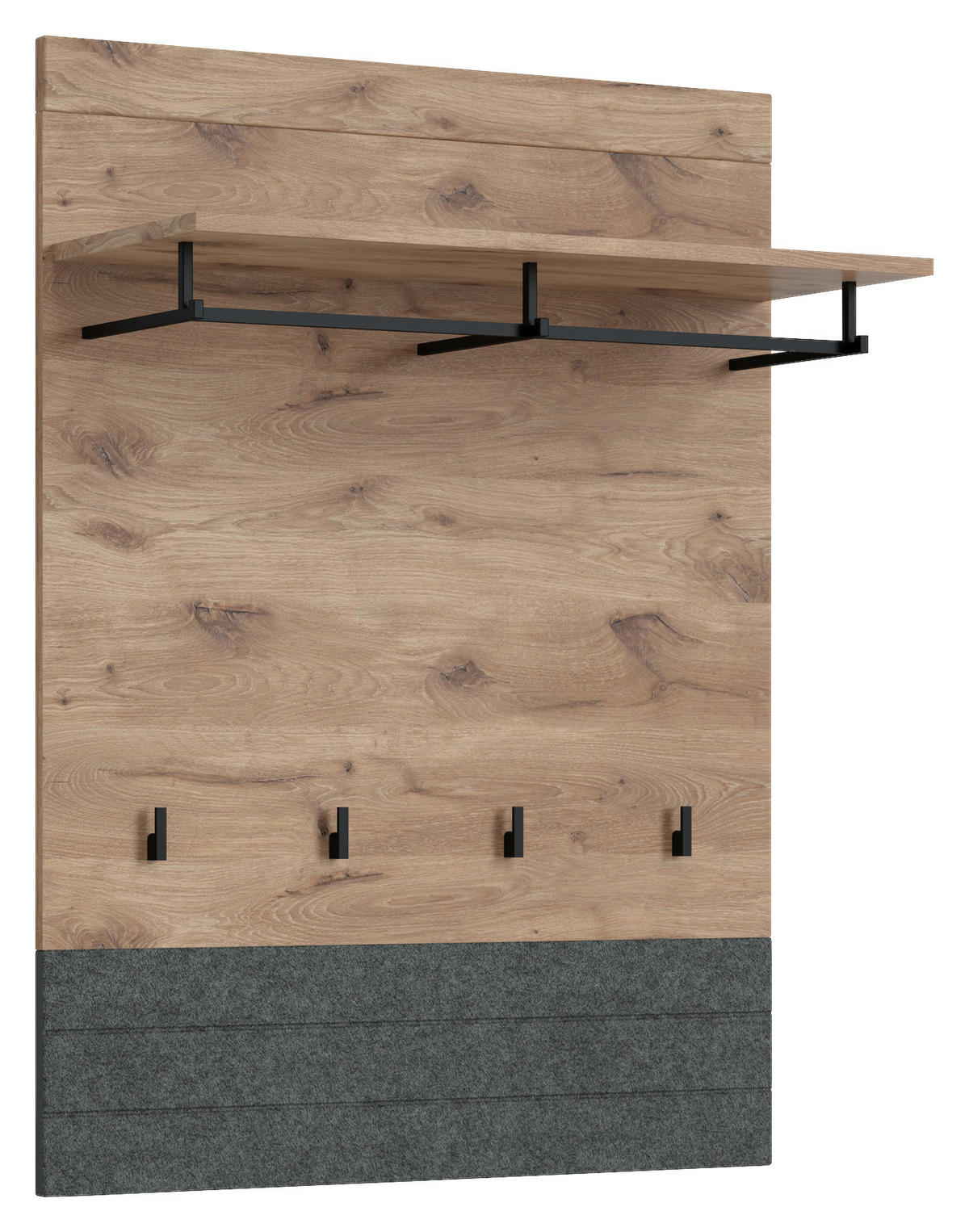 Garderobenpaneel Roxy Eiche Viking Nachbildung B/H/T: ca. 80x107x31 cm Roxy - (80,00/107,00/31,00cm)