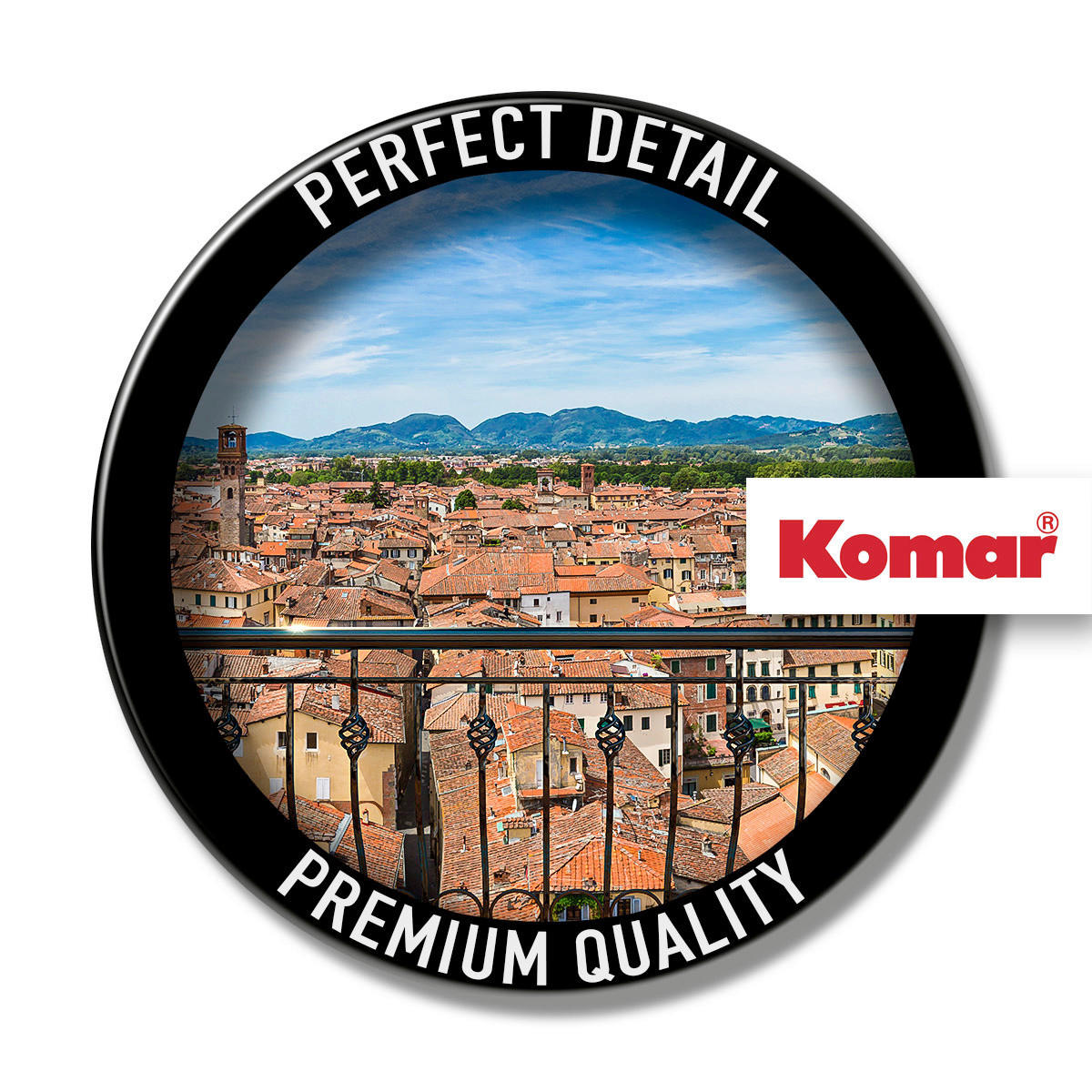 Komar Fototapete Balcony B/L: ca. 368x248 cm Balcony - (368,00/248,00cm) - Komar