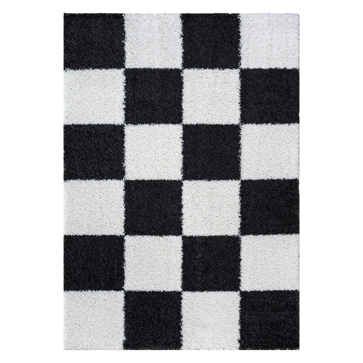 Sanat Hochflorteppich MILANO schwarz B/L: ca. 60x110 cm MILANO - schwarz (60,00/110,00cm) - Sanat