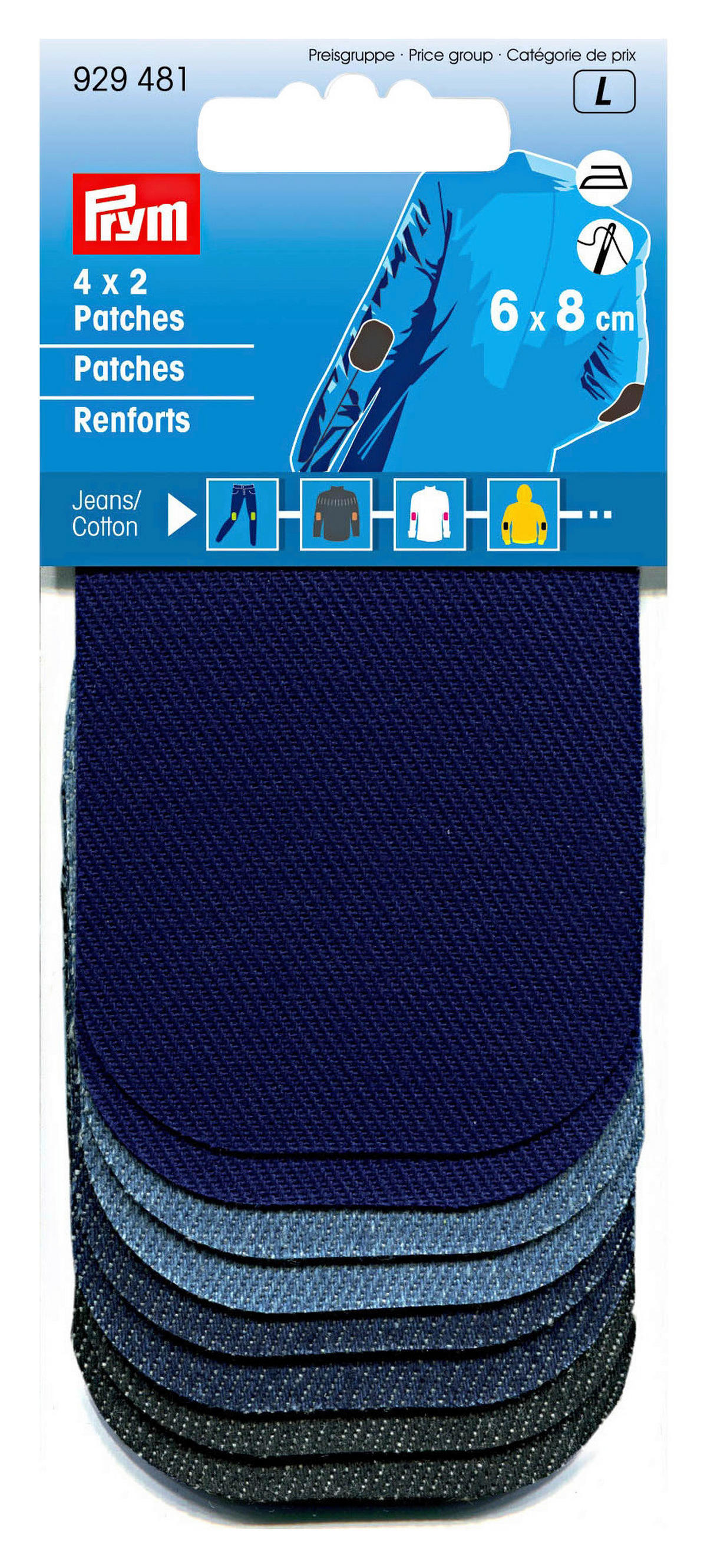Patches sortiert 8 Packstücke Patches_Mini_Jeans_Prym_8erPack - sortiert - Prym