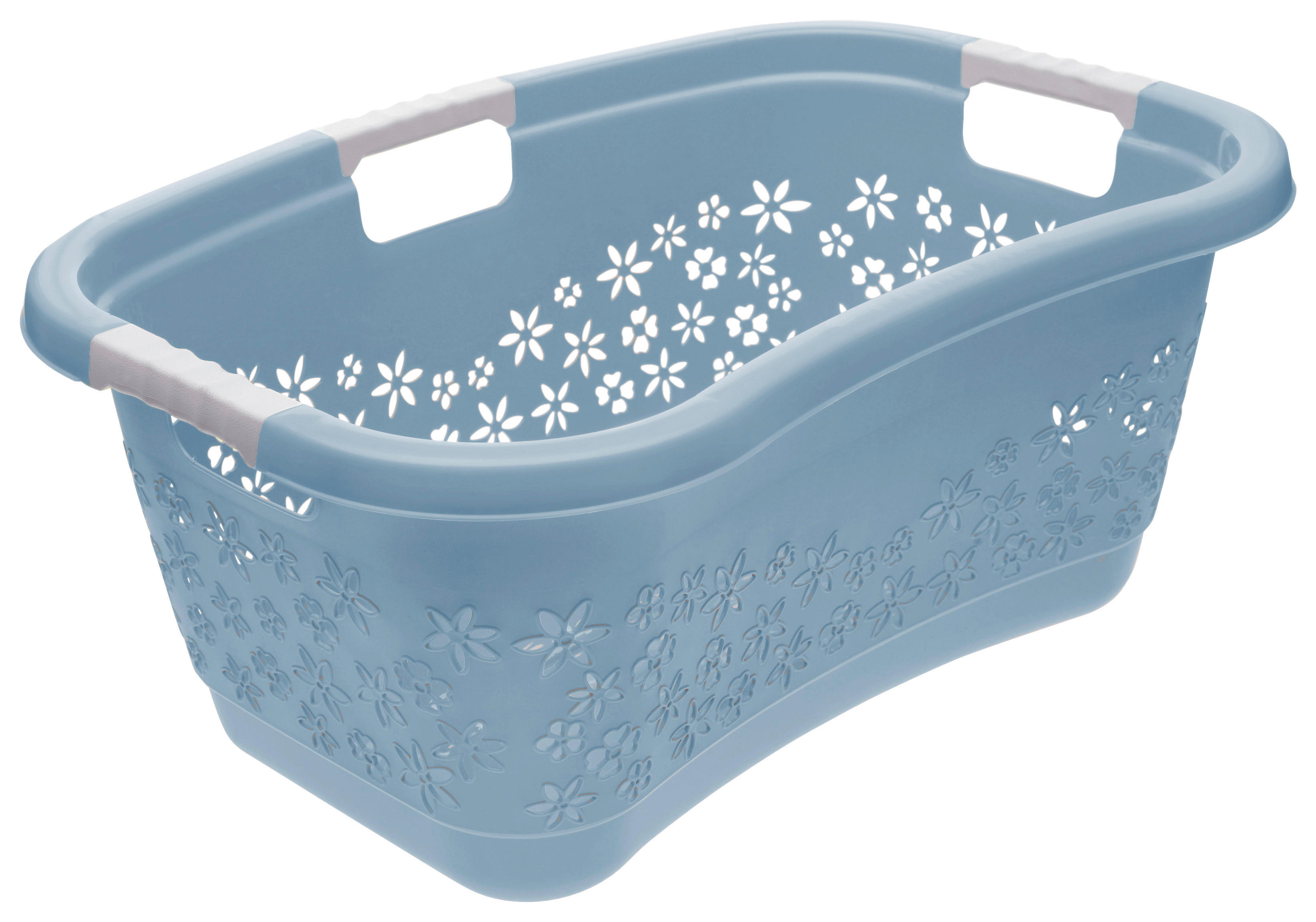 keeeper Wäschekorb blau B/H/L: ca. 45x28,5x65 cm Wäschekorb_Lasse_Nordic_Blue - blau (65,00/45,00/28,50cm) - keeeper