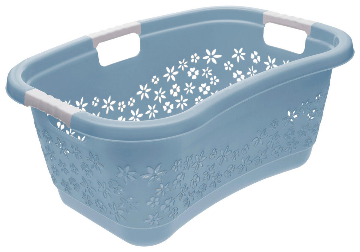 keeeper Wäschekorb blau B/H/L: ca. 45x28,5x65 cm Wäschekorb_Lasse_Nordic_Blue - blau (65,00/45,00/28,50cm) - keeeper