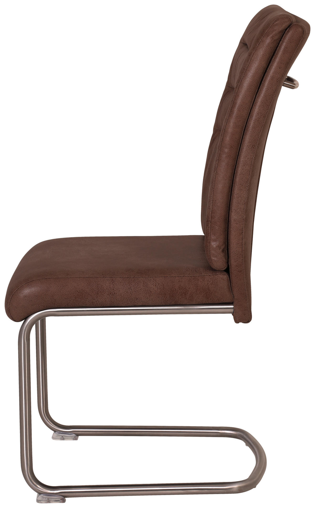 Schwingstuhl Paula 4er Set braun Schlamm Microfaser B/H/T: ca. 45x102x65 cm Paula 4er Set - braun (45,00/102,00/65,00cm) - Hela