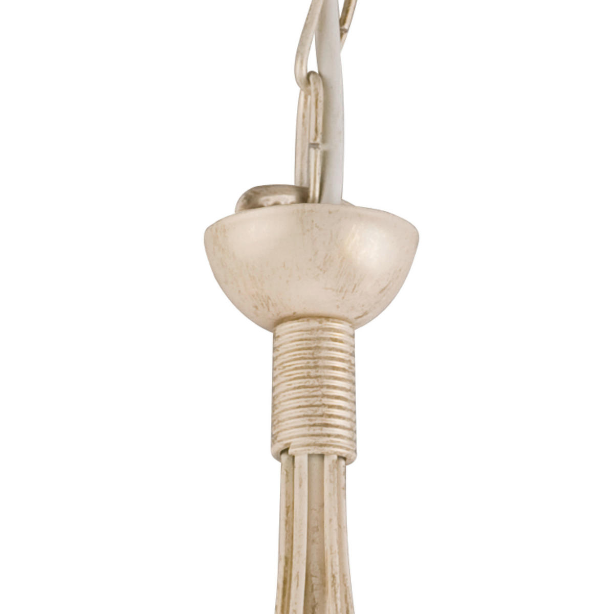 Lamkur Pendelleuchte DONATO 22536 weiß Stahl H/L: ca. 72x57 cm E14 5 Brennstellen Donato - weiß (57,00cm) - Lamkur