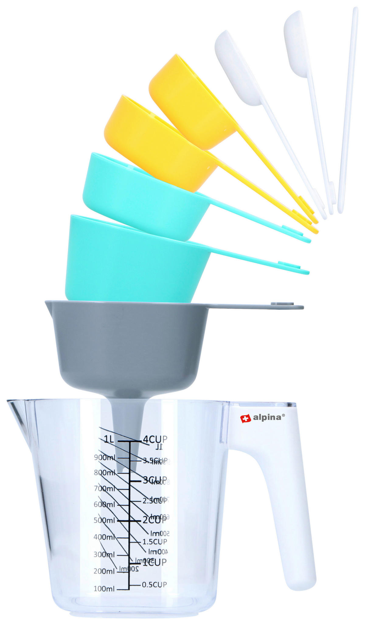 Messbecherset 9tlg. bunt Messbecherset_9tlg. - bunt