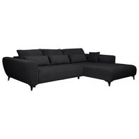 Ecksofa Garay-S schwarz Microfaser B/H/T: ca. 287x83x220 cm Garay-S - schwarz (287,00/83,00/220,00cm)