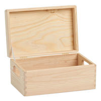 Zeller Allzweckkiste natur Kiefer B/H/L: ca. 30x14x20 cm Allzweckkiste_mit_Deckel - natur (20,00/30,00/14,00cm) - Zeller