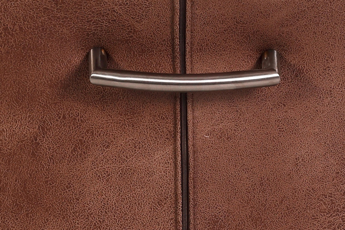 Schwingstuhl Paula 4er Set braun Schlamm Microfaser B/H/T: ca. 45x102x65 cm Paula 4er Set - braun (45,00/102,00/65,00cm) - Hela