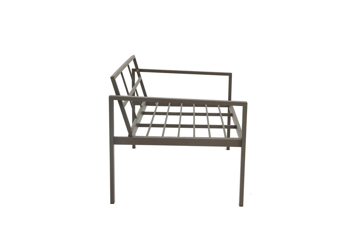 POCOline Gartensitzgruppe Toulouse braun Stahl Toulouse - braun/beige - POCOline