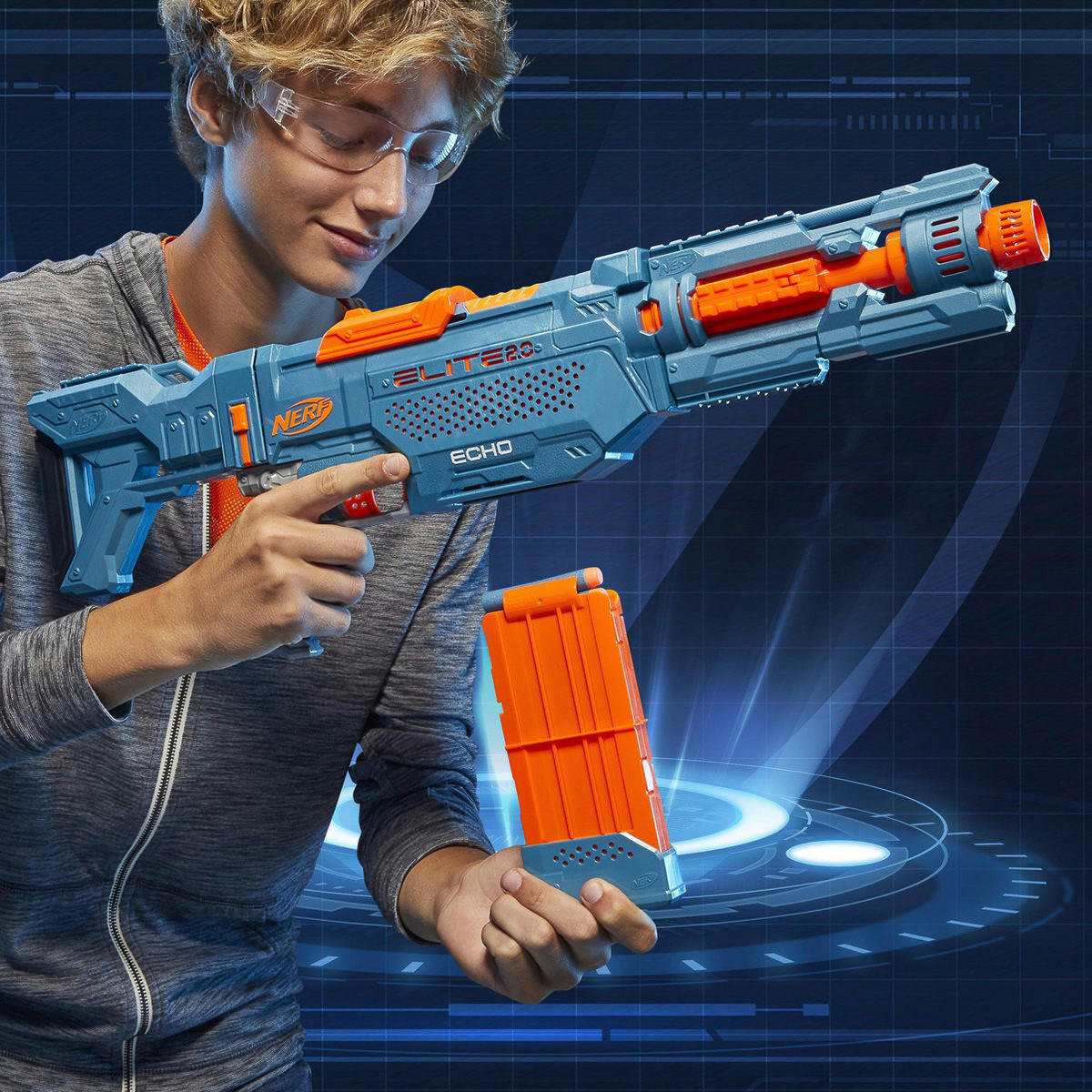 Thumbnail - Hasbro Wasserblaster Nerf orange B/H/L: ca. 3x7x68 cm