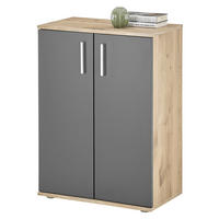 Kommode BC 1040 Eiche Viking Nachbildung dunkelgrau B/H/T: ca. 60x84x35 cm BC 1040 - dunkelgrau (60,00/84,00/35,00cm)