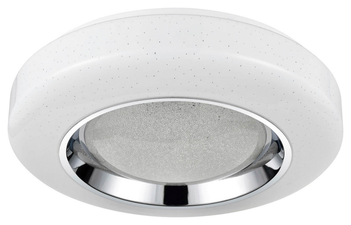 POCOline Deckenleuchte Arcenciel Chrom Metall Kunststoff H/D: ca. 7x38 cm 1 Brennstellen LED-Deckenleuchte_Arcenciel - Chrom (38,00/7,00cm) - POCOline