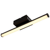 GLOBO LED-Deckenleuchte KIRINA 67342-6 schwarz Kunststoff B/H/L: ca. 7x5,6x34,2 cm 1 Brennstellen KIRINA - schwarz (34,20/7,00/5,60cm) - GLOBO