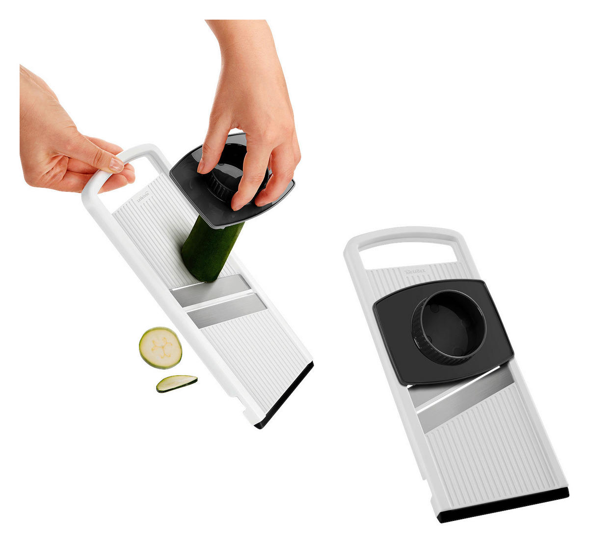 Metaltex Reibe silber Edelstahl B/H/L: ca. 3,8x28,2x12 cm Universalhobel - silber (12,00/3,80/28,20cm) - Metaltex