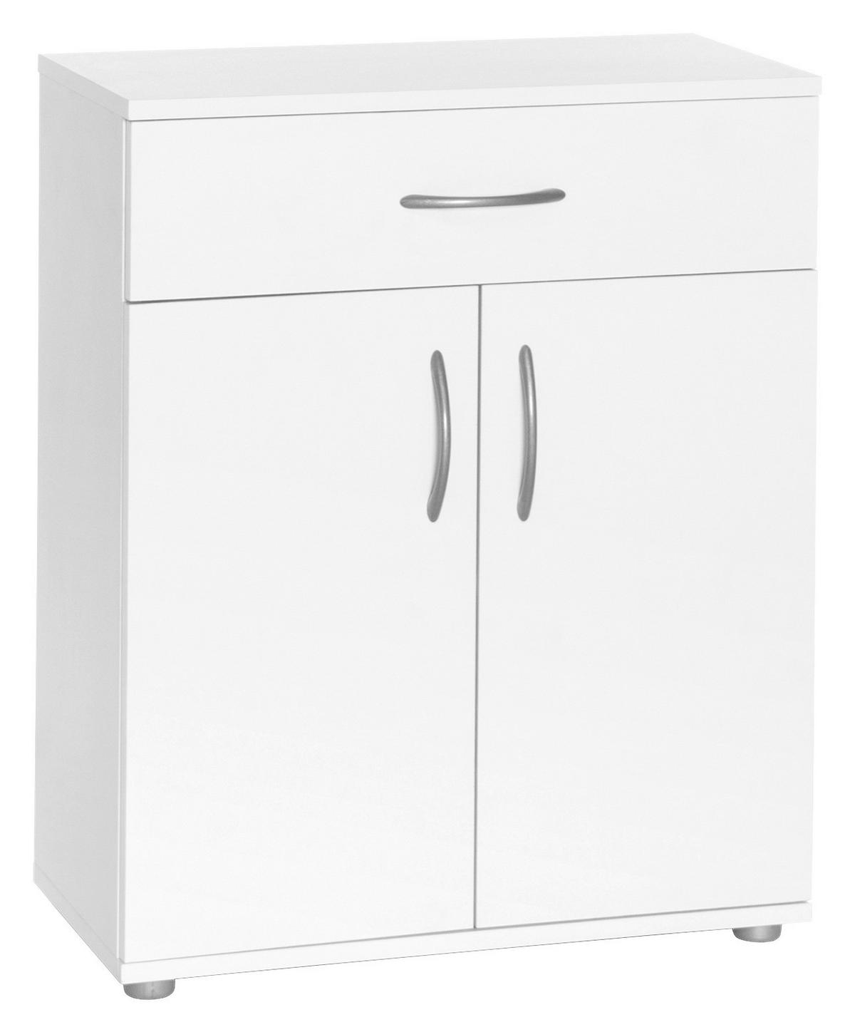 Kommode Peggy 2 weiß B/H/T: ca. 57x68,5x29 cm Peggy 2 - weiß (57,00/68,50/29,00cm)