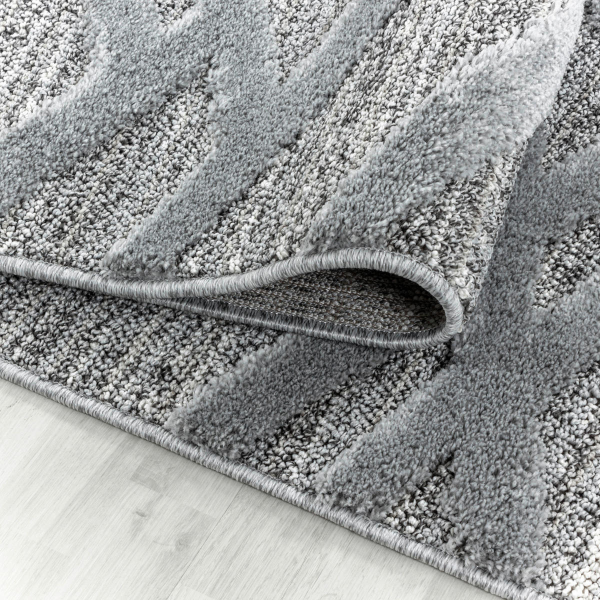 Ayyildiz Teppich PISA grau D: ca. 120 cm PISA - grau (120,00cm) - Ayyildiz