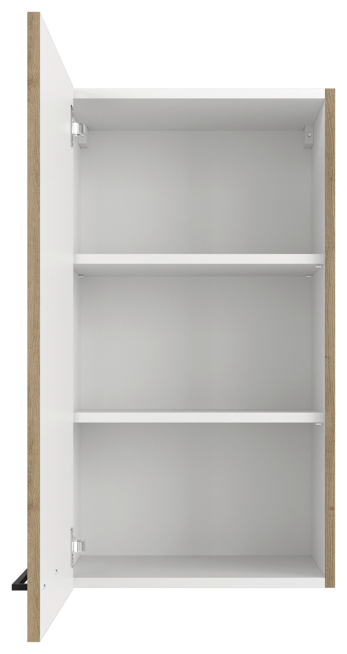 Flex-Well Hängeschrank Cara grün B/H/T: ca. 50x89x32 cm Cara - Eiche/schwarz (50,00/89,00/32,00cm) - Flex-Well
