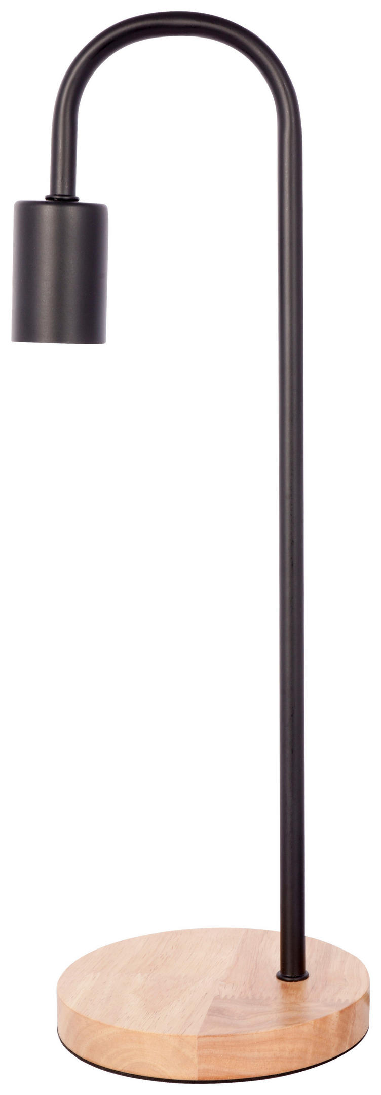 Kayoom Tischleuchte Tischleuchte_Vinara 600 schwarz Holz Metall B/H/T/D:  ca. 15x47x15x15 cm E27 1 Brennstellen ▷ online bei POCO kaufen