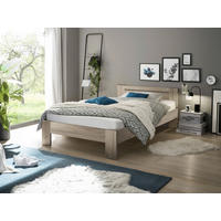 Futonbett Cannes Eiche San-Remo Nachbildung Liegefläche B/L: ca. 120x200 cm Cannes - Eiche (125,00/71,00/204,00cm)