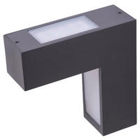 LED-Außen Wandleuchten 1163197 anthrazit B/H/L: ca. 5x15x15 cm LED Außen Wandleuchten "Angus" - anthrazit (15,00/5,00/15,00cm) - Näve Leuchten