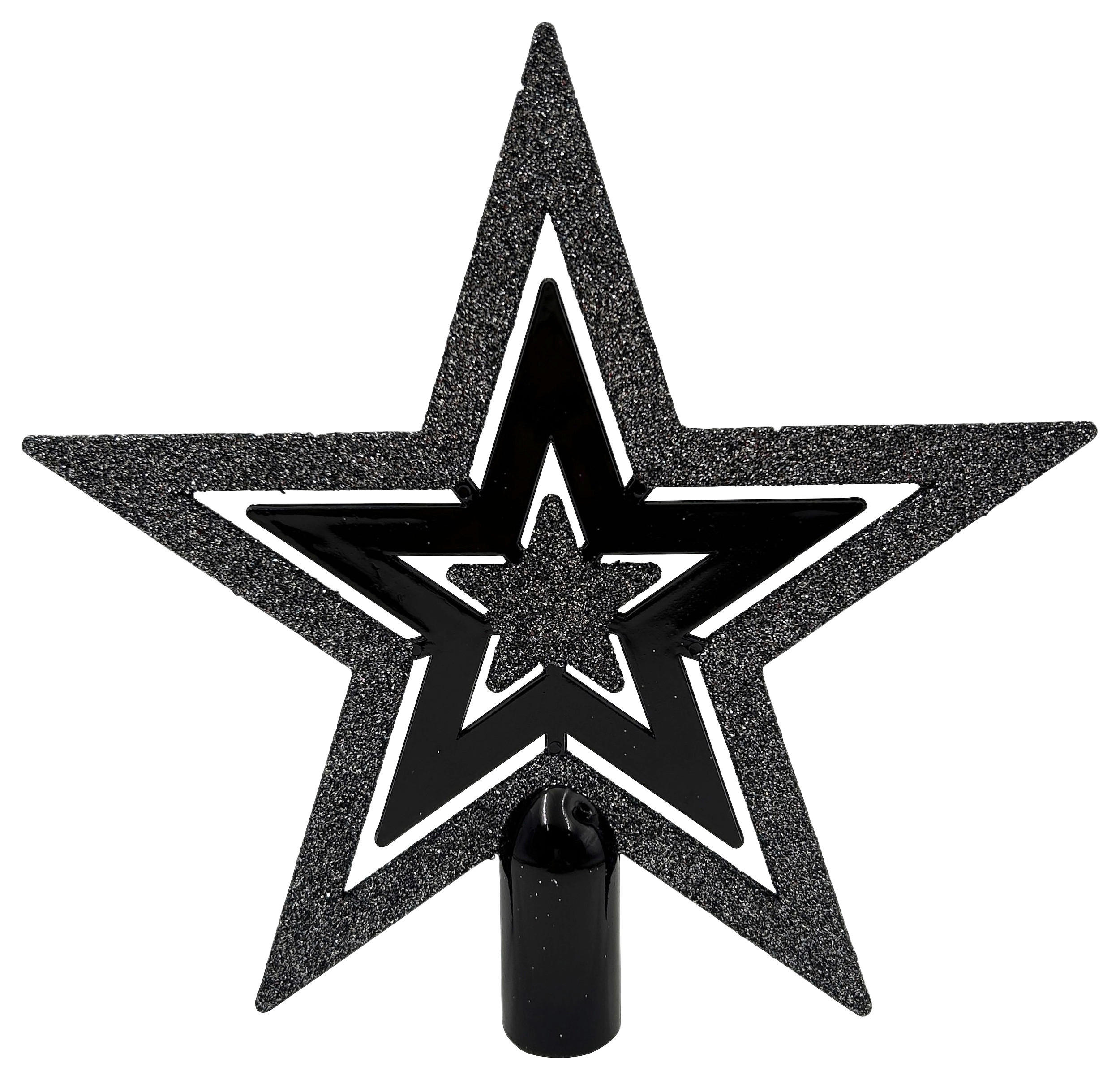 POCOline Baumspitze schwarz Baumspitze-Stern - schwarz - POCOline