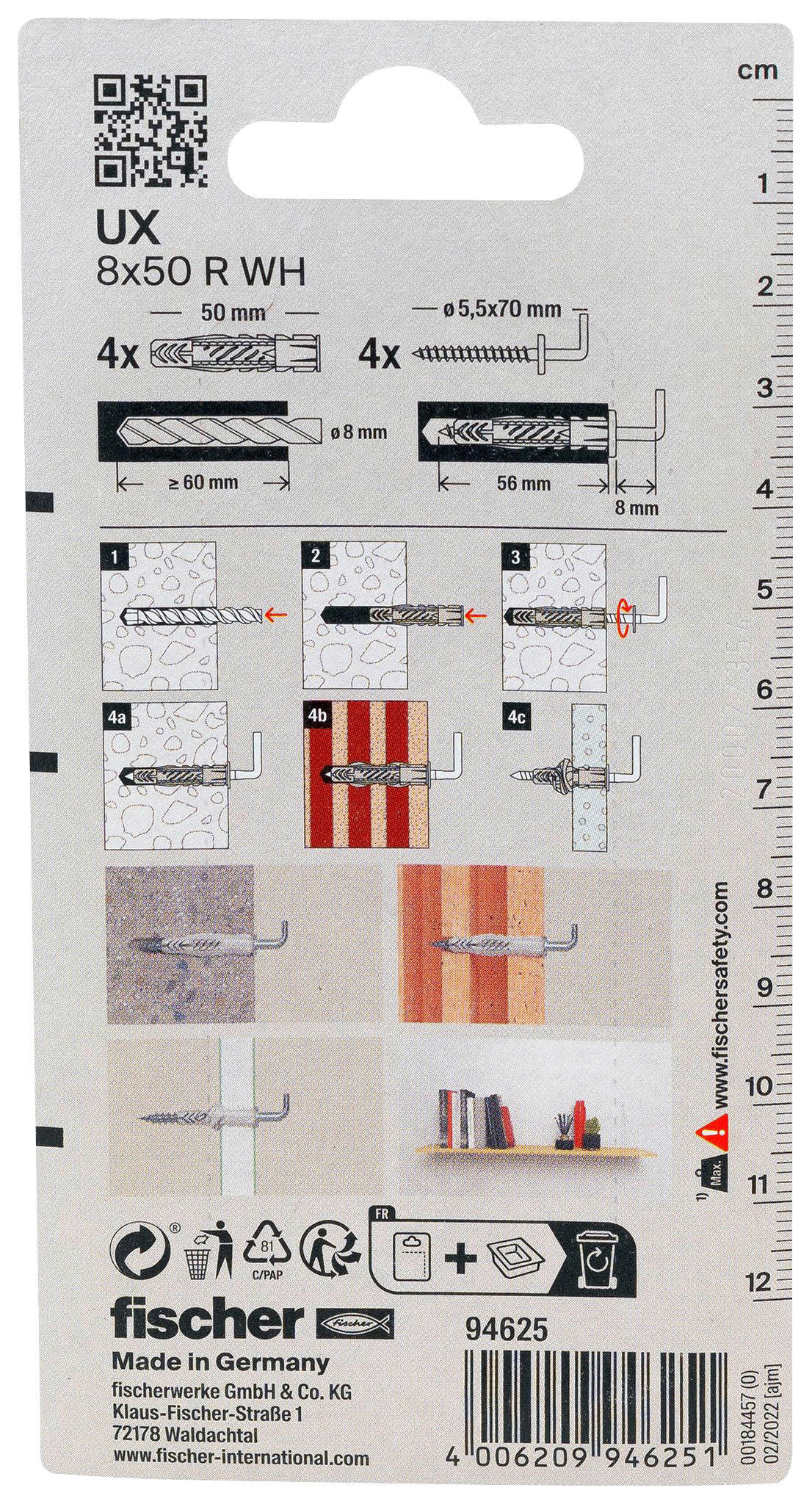 fischer Dübel- und Hakenset Dübel-/u.Winkelhakenset_fischer - fischer
