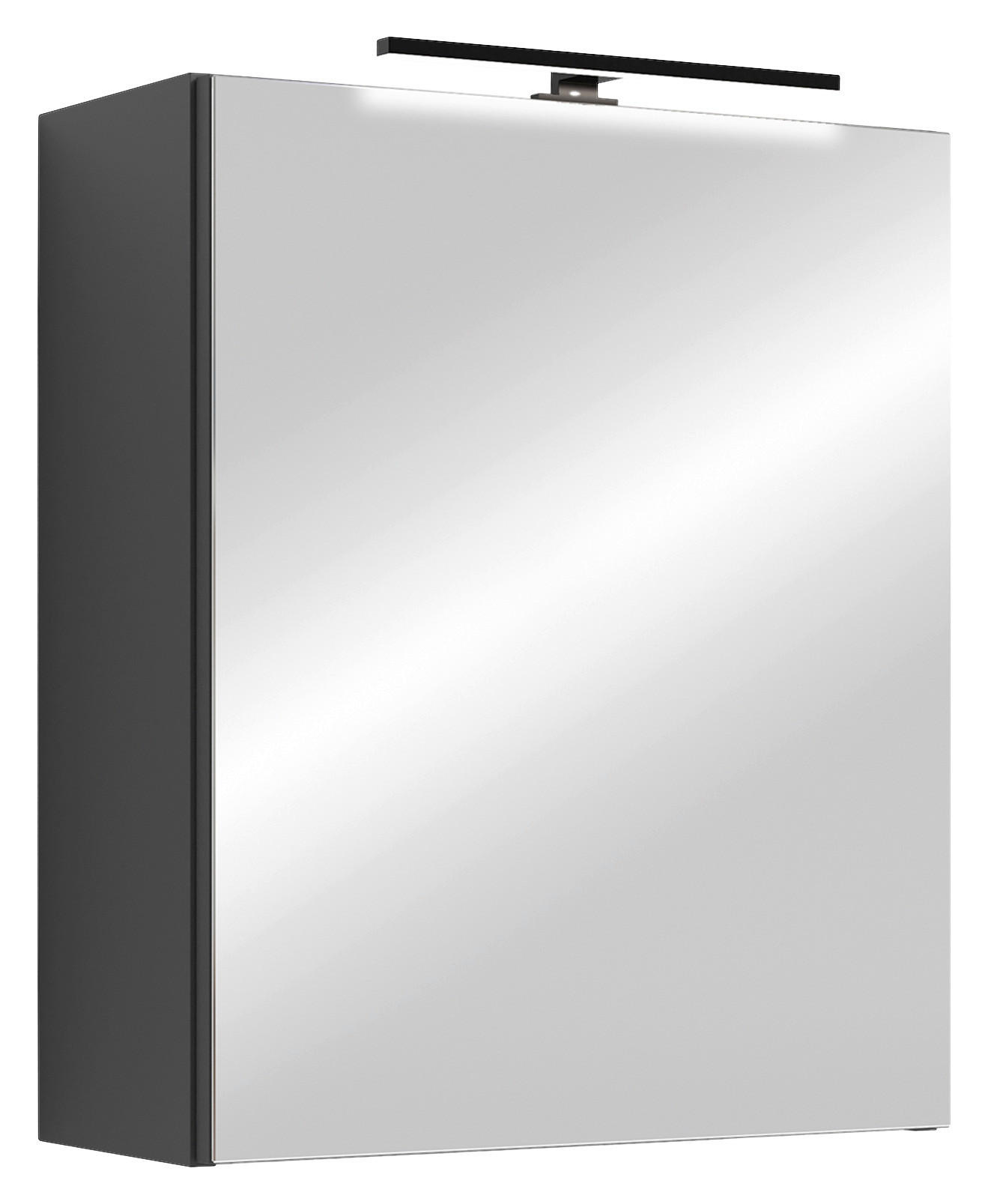 Spiegelschrank SPREE anthrazit B/H/T: ca. 50x60x20 cm SPREE - anthrazit (50,00/60,00/20,00cm) - byLIVING