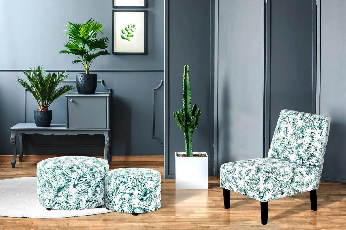 Stuhl Indira 200 grün Microfaser B/H/T: ca. 56x73,5x84 cm Indira 200 - schwarz/grün (56,00/73,50/84,00cm) - 360 Living