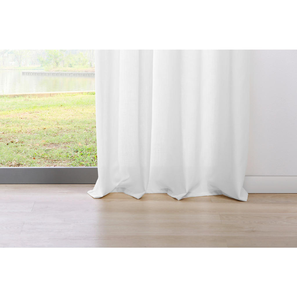 Thumbnail - Ösenvorhang MOOD weiß B/L: ca. 135x245 cm