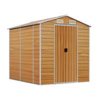 vidaXL Gartenhaus braun B/H/T: ca. 191x198x215 cm Gartenhaus - braun (191,00/198,00/215,00cm) - vidaXL