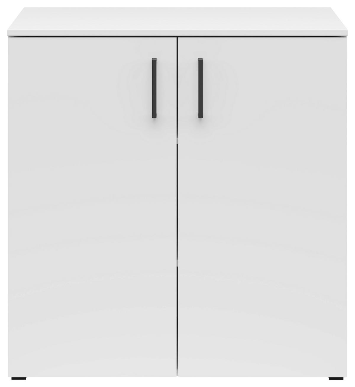 Kommode Multi-Stauraum Typ 25 weiß B/H/T: ca. 80x83x52 cm Multi-Stauraum Typ 25 - weiß (80,00/83,00/52,00cm)