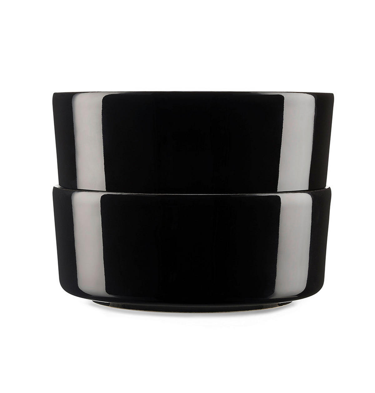 Berndorf Schüsselset schwarz Porzellan B/H/L: ca. 15x6,2x15 cm Schüssel_2erSet_P510167_Berndorf - schwarz (15,00/15,00/6,20cm) - Berndorf