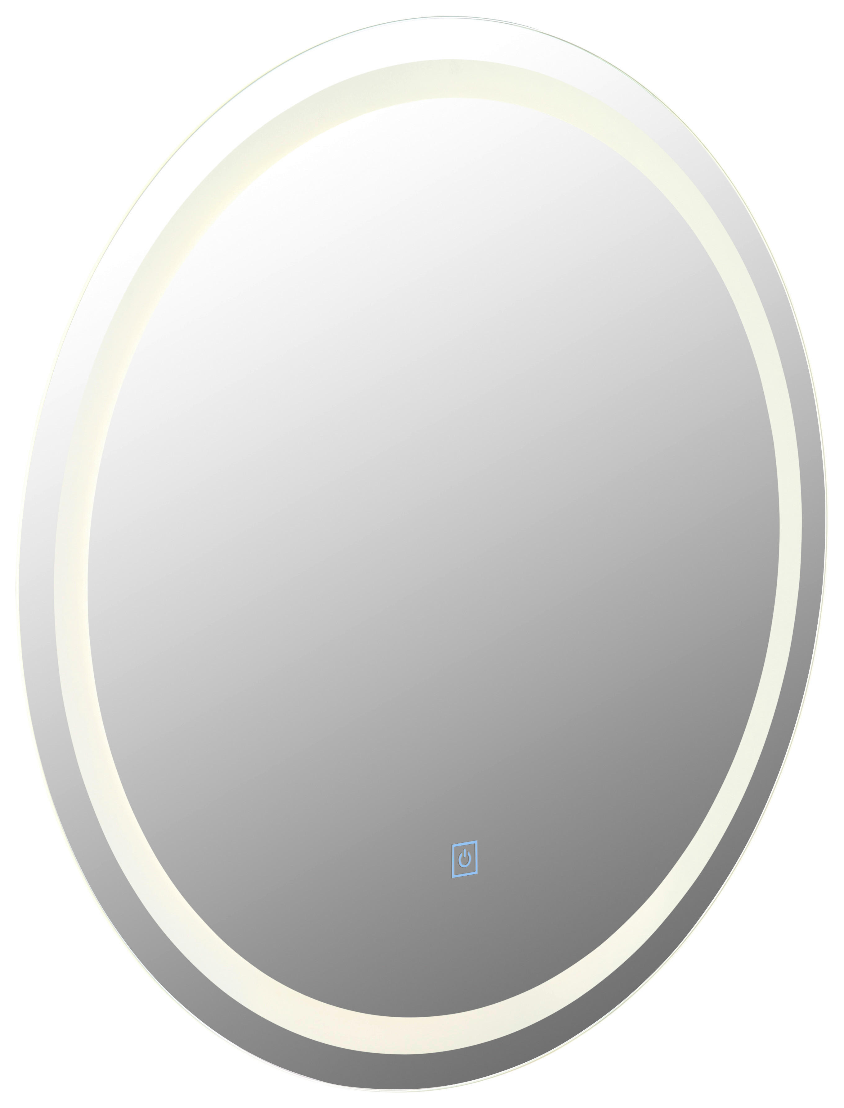 GLOBO LED-Wandspiegel Glas Kunststoff H/D: ca. 2,4x55 cm 1 Brennstellen RIVAS - (55,00/2,40cm) - GLOBO