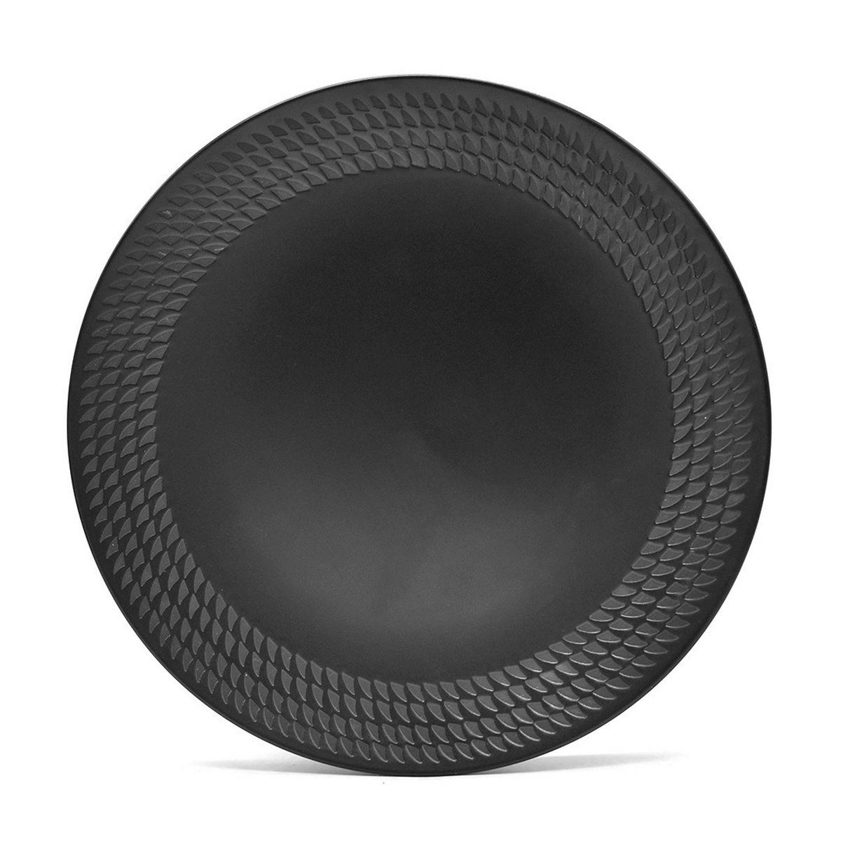 ECHTWERK Kombiservice BlackStyle schwarz Steingut 30 tlg. BlackStyle - schwarz (47,00/44,50/31,50cm) - ECHTWERK