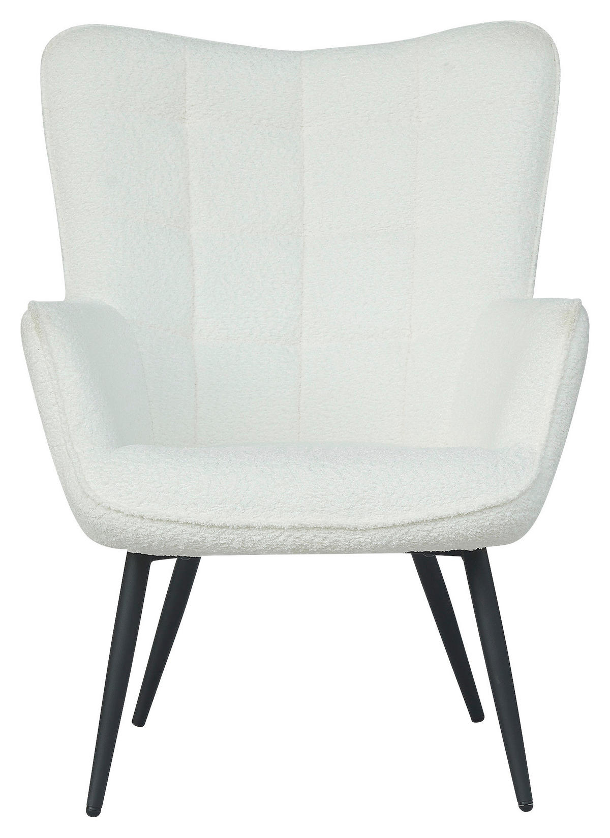 byLIVING Hocker UTA weiß Stoff B/H/T: ca. 72x97x80 cm UTA - weiß (72,00/97,00/80,00cm) - byLIVING