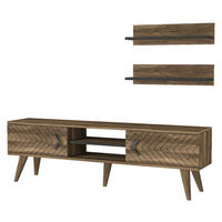 Wohnwand Legato walnuss Nachbildung B/H/T: ca. 150x45,5x30 cm Legato - walnuss (150,00/45,50/30,00cm) - moebel17