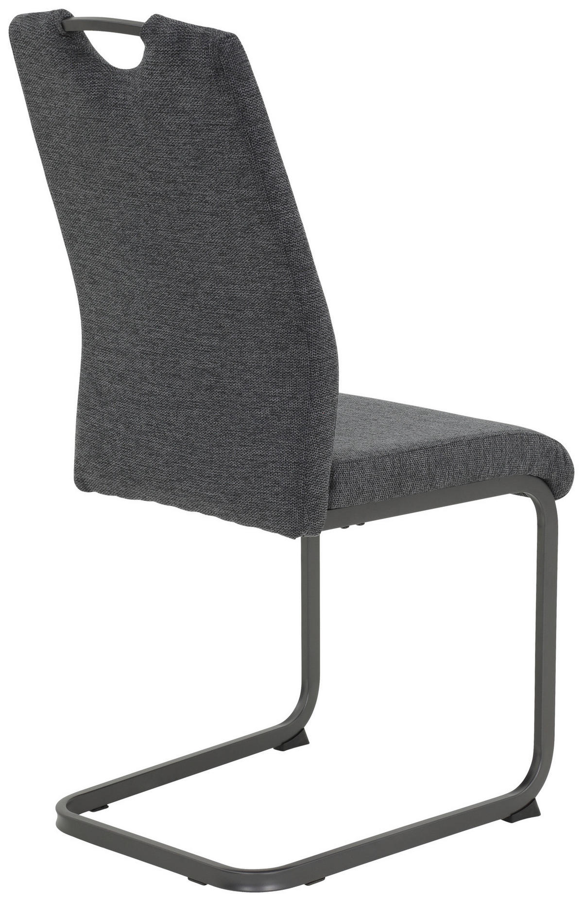 Schwingstuhl Britta anthrazit Vintage grau Webstoff B/H/T: ca. 44x100x59 cm Britta - anthrazit/grau (44,00/100,00/59,00cm)