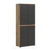 Schrank SCARPA Evoke Oak Nachbildung anthrazit B/H/T: ca. 70x175x37 cm SCARPA - anthrazit (70,00/175,00/37,00cm) - xonox.home