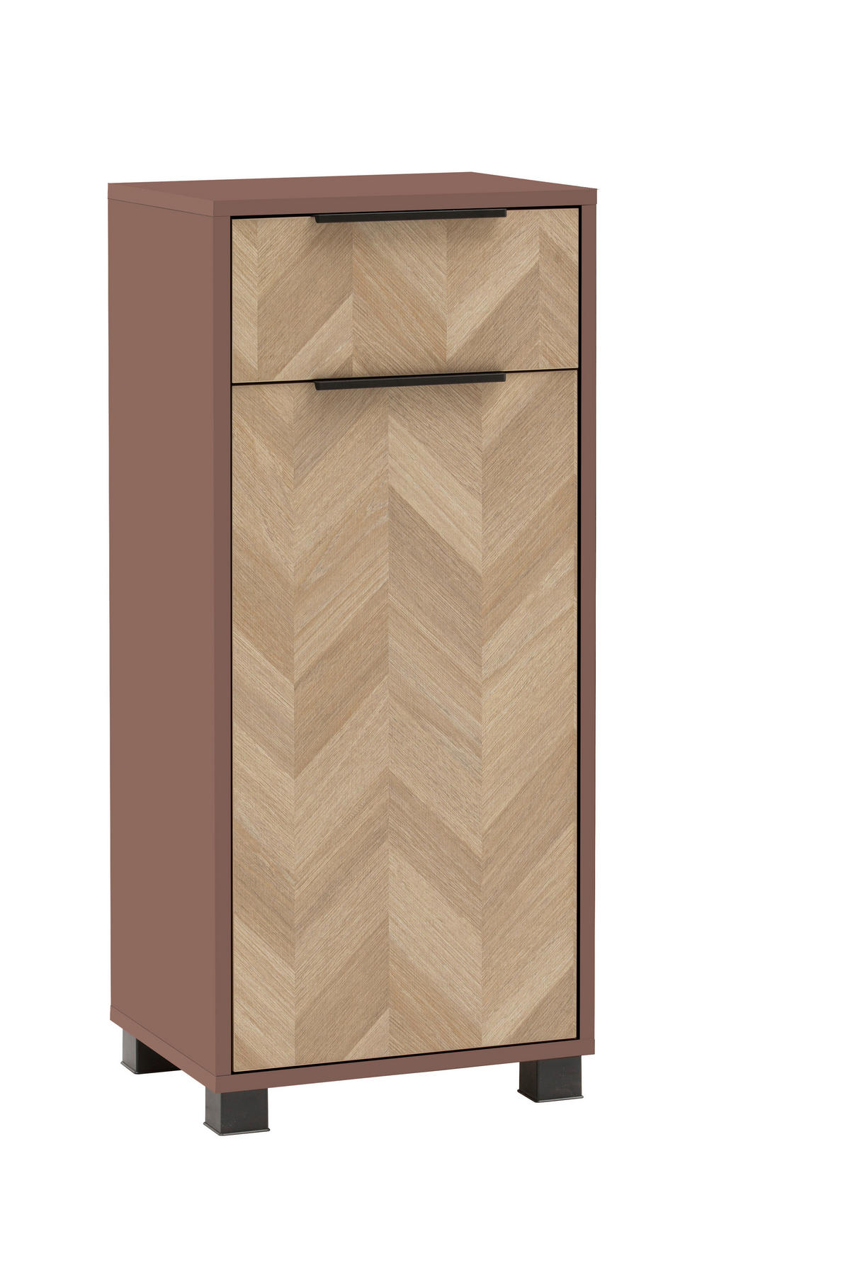 Highboard Piazza mauve B/H/T: ca. 40,3x90,9x33,05 cm Piazza - mauve (40,30/90,90/33,05cm) - Schildmeyer