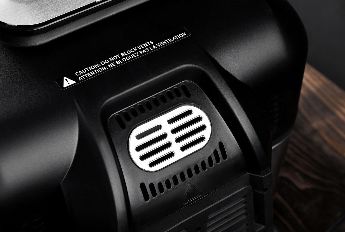 MASTERPRO Heißluftfritteuse BGMP-9111 schwarz B/H/T: ca. 38x34,5x47,5 cm AIRCHEF 5-IN-1 - schwarz (38,00/34,50/47,50cm) - MASTERPRO