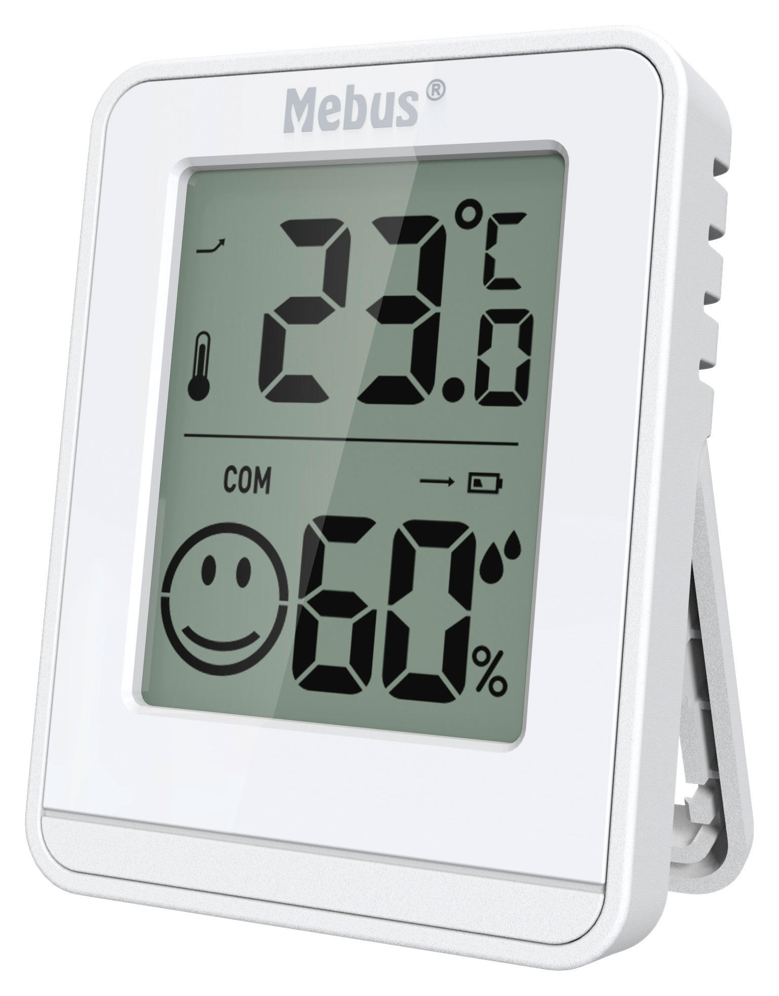 Mebus Thermometer weiß B/H/L: ca. 4,3x1,3x4,3 cm