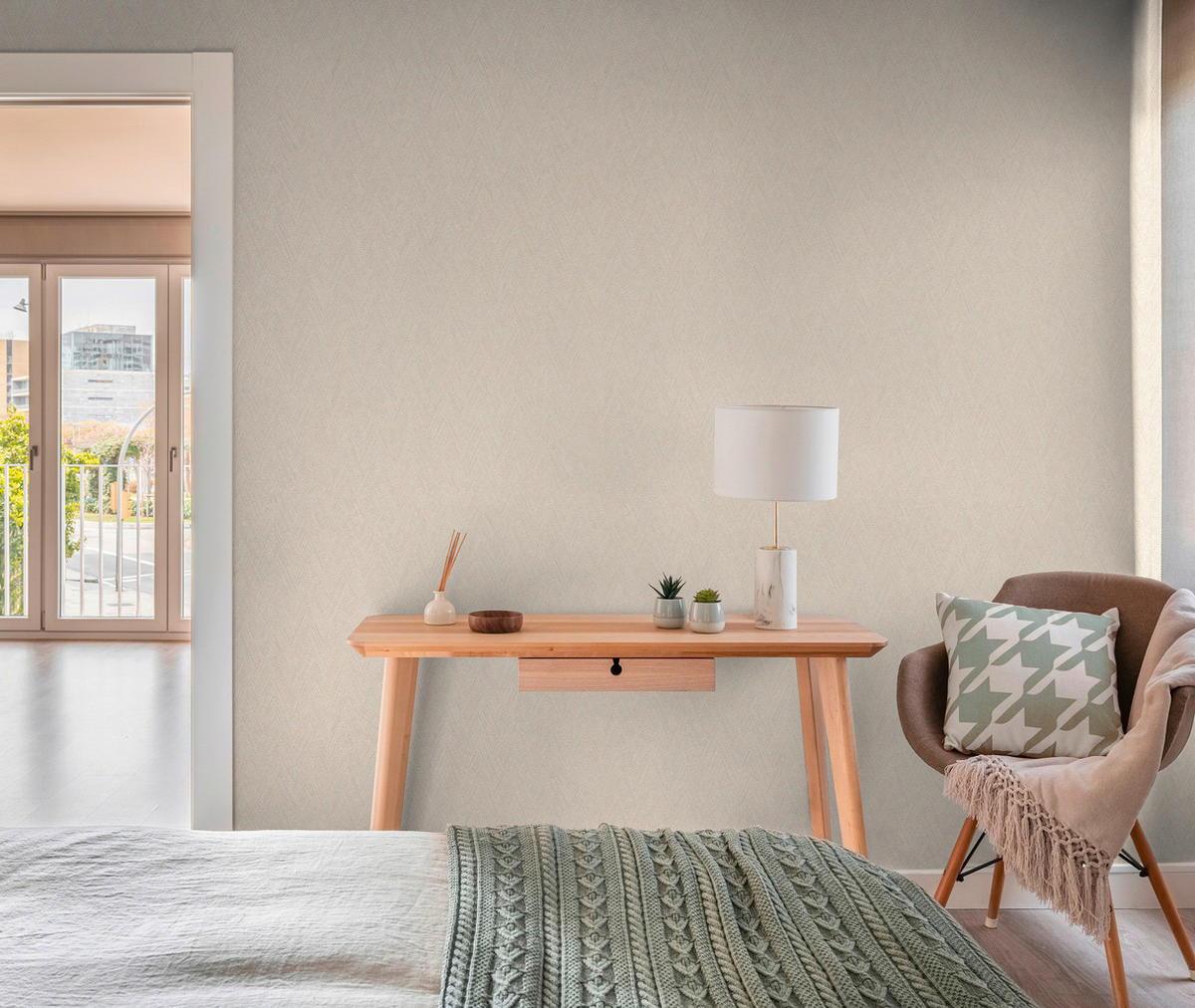 A.S.Création Vliestapete weiß creme B/H/D: ca. 53x1005x8,5 cm Vliestapete - weiß/creme (8,50/1005,00cm) - A.S.Creation