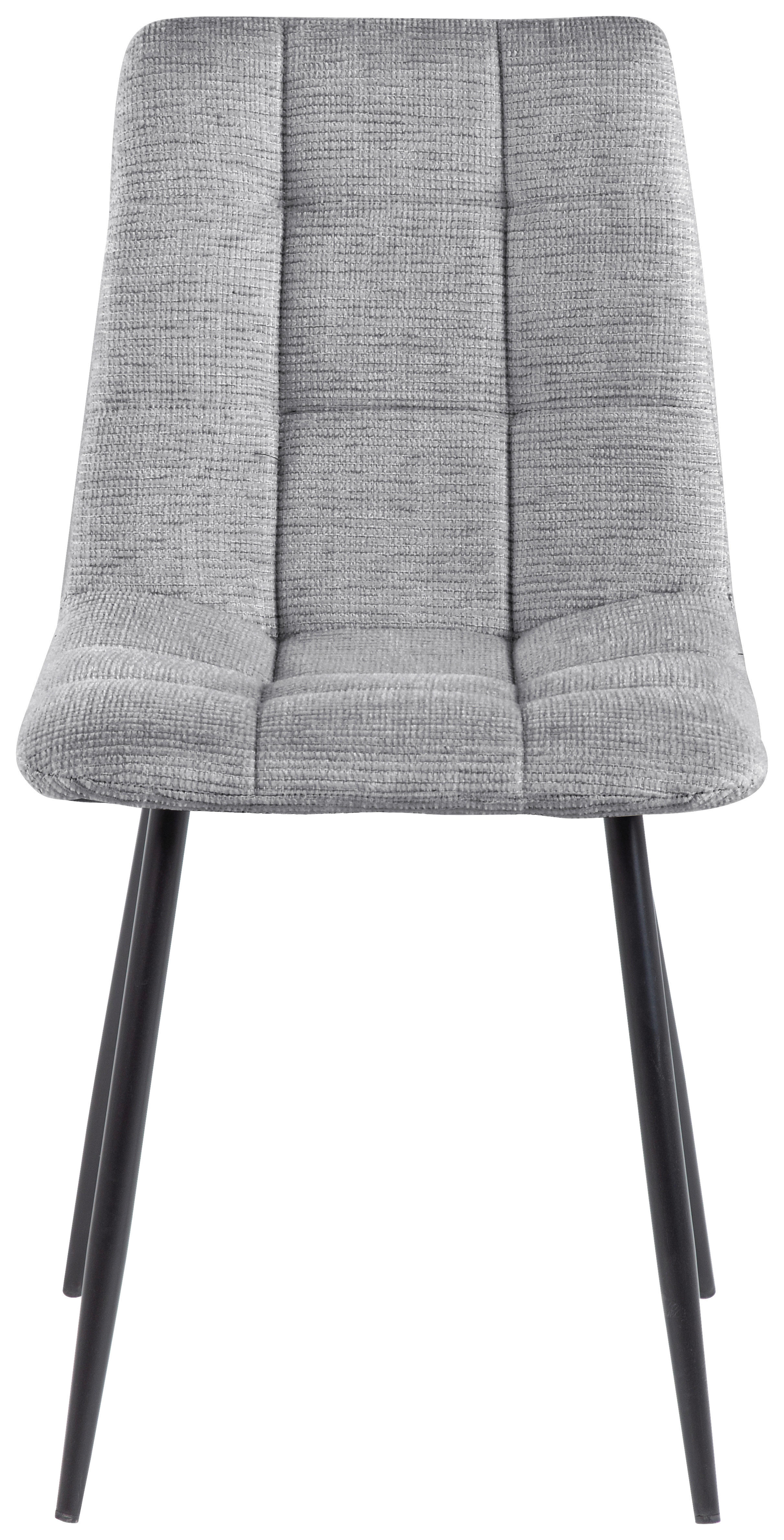 Stuhl Dawid anthrazit Webstoff B/H/T: ca. 45x88x54 cm Dawid - schwarz/anthrazit (45,00/88,00/54,00cm)