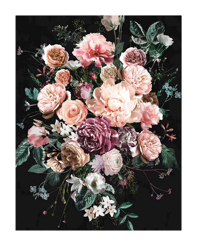 Komar Poster Charming Bouquet Blumen B/L: ca. 40x50 cm günstig online kaufen