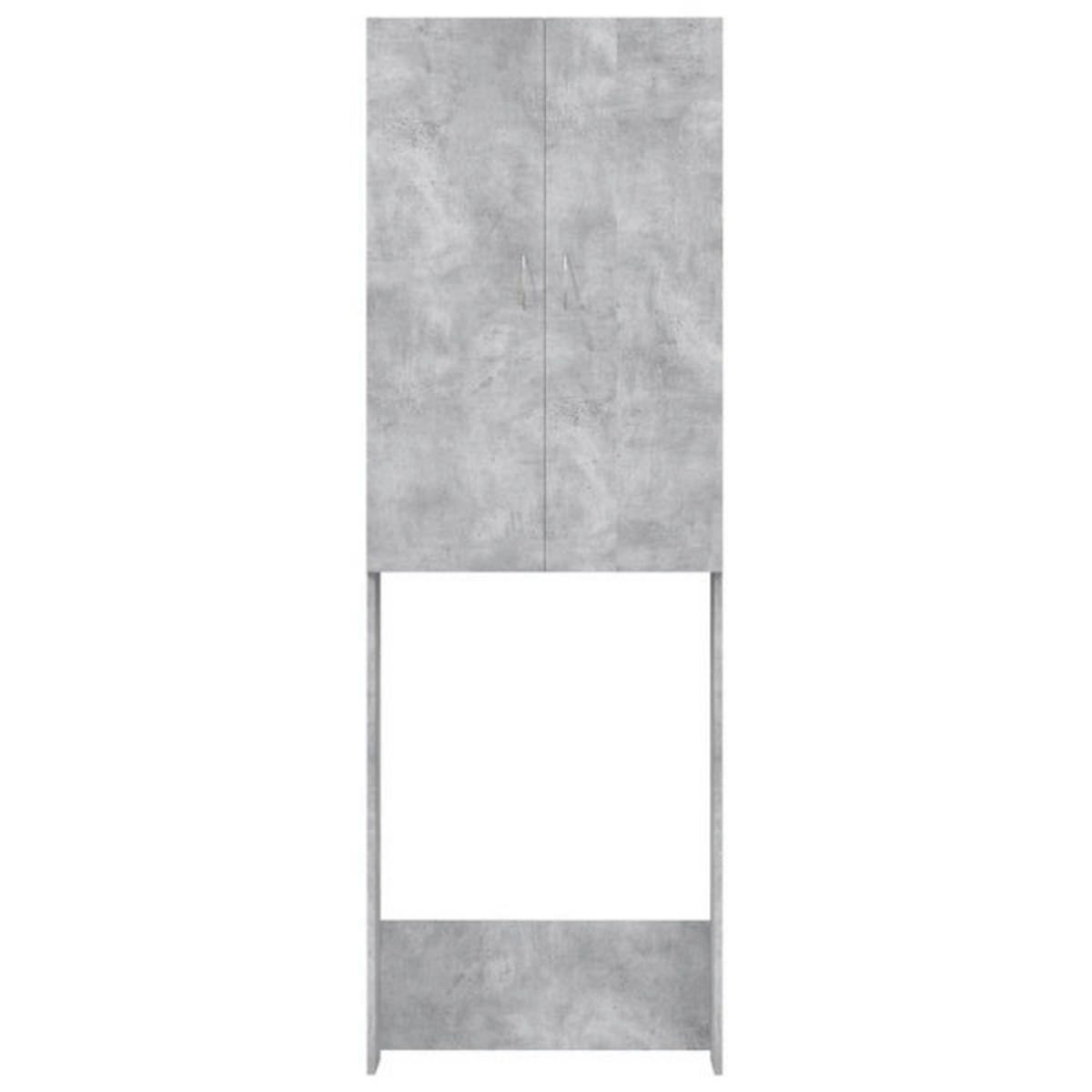 Waschmaschinenschrank Beton Waschmaschinenschrank - Beton - vidaXL