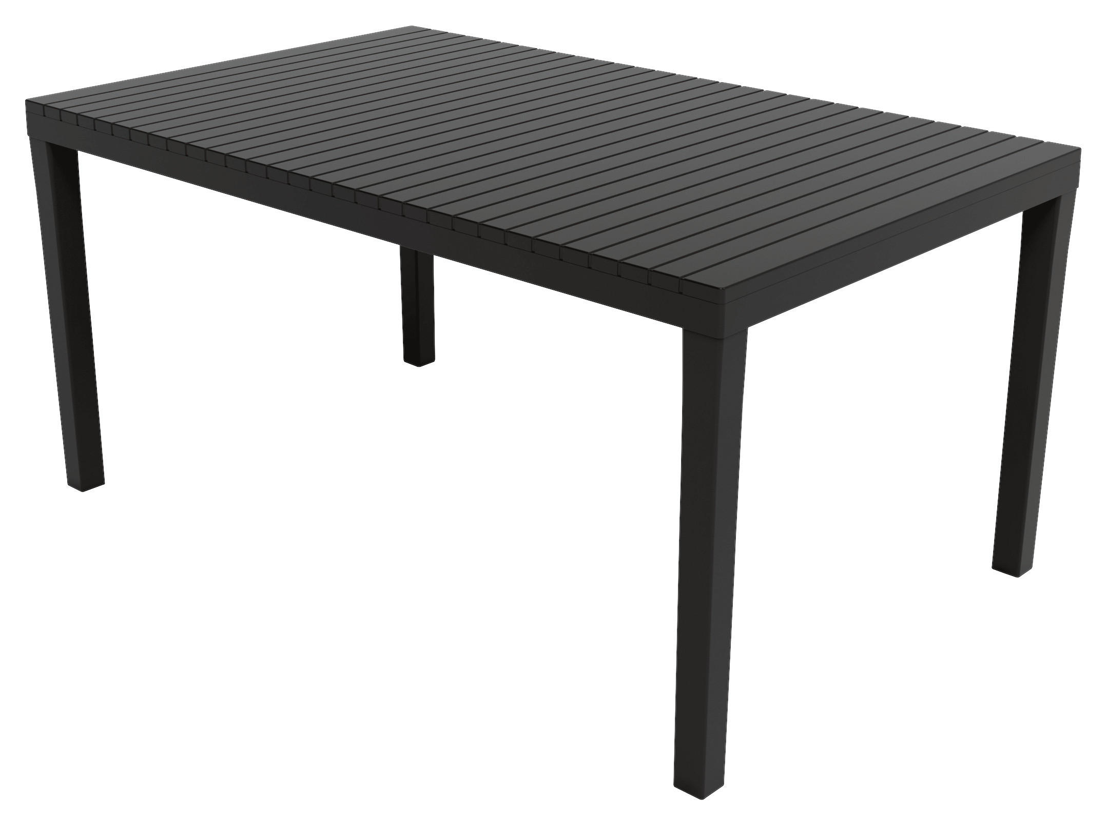 ProGarden Kunststofftisch Palau anthrazit Polypropylen B/H/L: ca. 90x72x150 cm Palau - anthrazit (150,00/90,00/72,00cm) - ProGarden