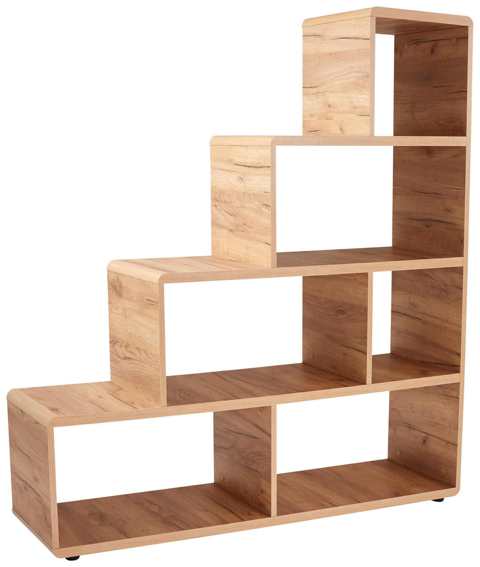 Stufenregal Fontana Eiche Kraft Nachbildung B/H/T: ca. 139x148x35 cm Fontana - (139,00/148,00/35,00cm)