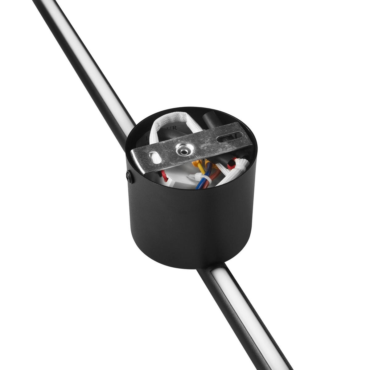 Lamkur LED-Wandleuchte LANA 47454 schwarz Metall H/L: ca. 120x7 cm 1 Brennstellen Lana - schwarz (7,00cm) - Lamkur